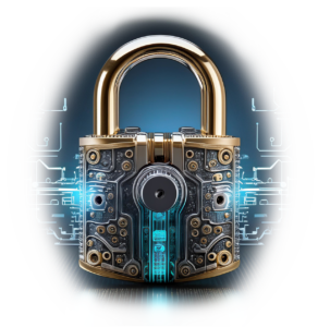 A very sophisticated lock with digital and physical security components